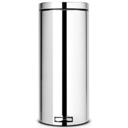 Brabantia 30 Litre Pedal Bin – Brilliant Steel